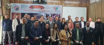 boost to coffee farming in nagaland  roasting machines distributed to farmers