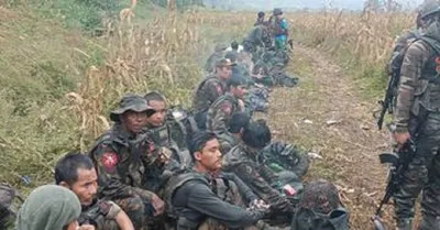 myanmar unrest  hundreds of soldiers seek refuge in mizoram