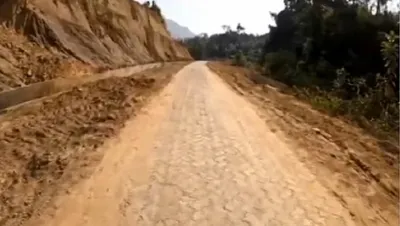 assam  barak bhuban wildlife sanctuary faces threat as forest dept constructs road within