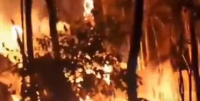 manipur violence  meitei village targeted by miscreants  set on fire