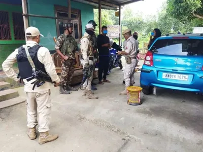 manipur  eight detained  145 verified in search operation