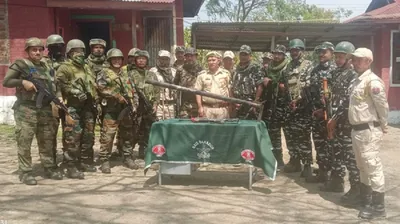 manipur violence  assam rifles busts militants training camp in tengnoupal
