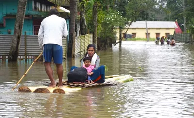 assam floods  46 dead  over 16 25 lakh people affected as situation worsens