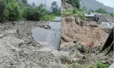 arunachal  two dead  three missing after landslide strikes lohit district