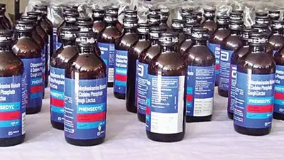 assam  massive consignment of illicit cough syrup seized in guwahati