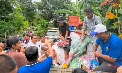 girijananda chowdhury university conducts flood and landslide relief drive across assam  nagaland