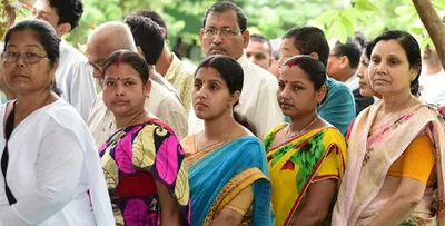 phase 3 of lok sabha polls  27 34  voter turnout recorded till 11 am in assam
