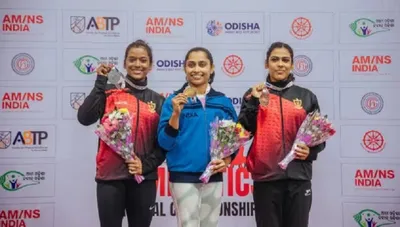 tripura’s dipa karmakar shines at senior artistic gymnastics national championship