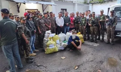 manipur  drugs worth rs 25 lakh seized in imphal east drug bust  one arrested