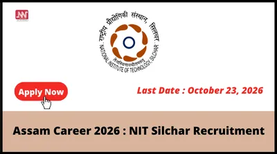 assam career 2026   nit silchar recruitment
