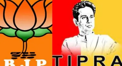 tripura  bjp tipra motha alliance wins one fourth of village committee seats unopposed