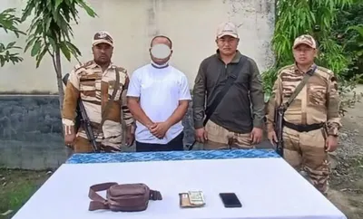 manipur  unlf p cadre arrested for extortion activities