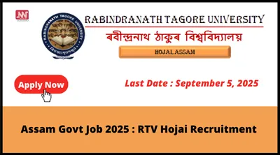 assam govt job 2025   rtv hojai recruitment