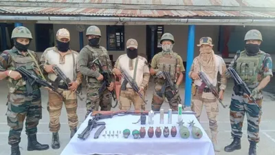 manipur  another cache of arms and ammo seized churachandpur