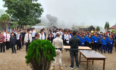 manipur border districts conduct major air raid drill   operation abhyaas 