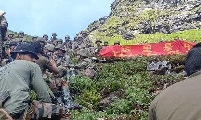 arunachal  new alleged taksing border face off visuals trigger calls for official verification