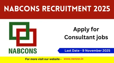 nabcons recruitment 2025   apply for consultant jobs