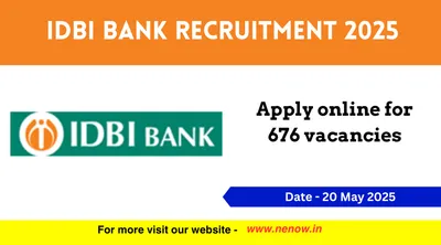 idbi bank recruitment 2025   apply online for 676 vacancies