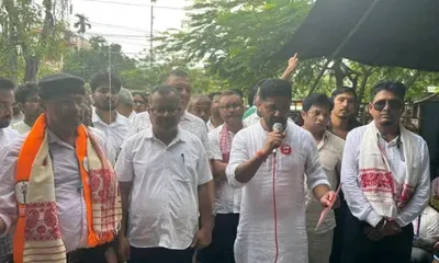 assam’s streets erupt as ajp  aasu lead fierce protest against ‘betrayal’ of indigenous rights