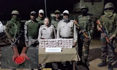 security forces seize 1 2 lakh wy tablets worth rs 30 cr in manipur