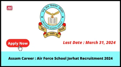 assam career   air force school jorhat recruitment 2024