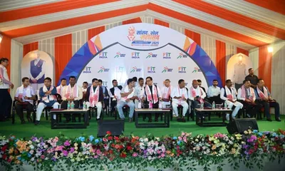 assam  union minister sarbananda sonowal inaugurates sansad khel mahotsav in dibrugarh