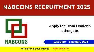 nabcons recruitment 2025   apply for team leader  amp  other jobs