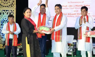 not ‘good speakers’  trust those who deliver  tripura cm urges janjatis