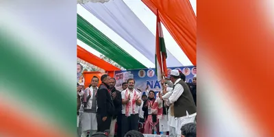 ‘bharat jodo nyay yatra’ enters assam