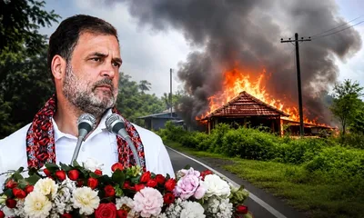 rahul gandhi says fresh manipur violence reflects centre s  divisive ideology 