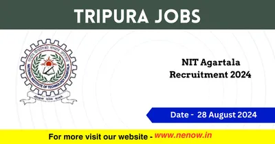 tripura jobs   nit agartala recruitment 2024