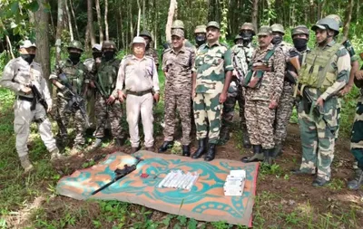manipur  security forces seize huge arms cache from insurgent hideouts