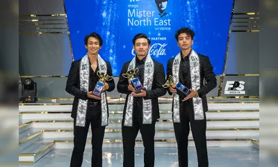 nawang dondup  nikhil okram  amp  salkwachang debbarma crowned 14th set wet mega mister north east