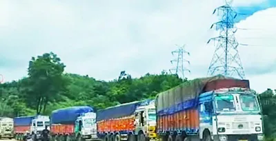 meghalaya govt warns police of  extortion  from trucks after trucker s vlog
