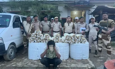 manipur police seize peacock feathers worth rs 37l  smuggler arrested