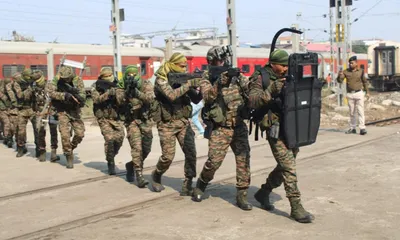 assam  indian army leads joint security drill in tinsukia ahead of republic day