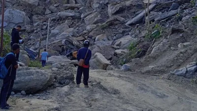 mizoram  three feared dead after stone quarry collapsed in mamit