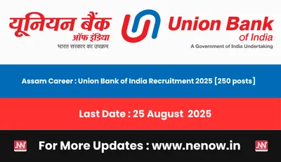 assam career   union bank of india recruitment 2025  250 posts 