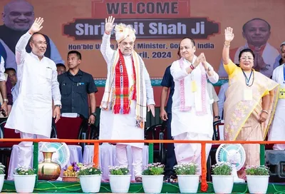 “we will not allow manipur to break apart”  says amit shah in imphal