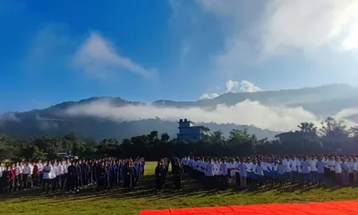 manipur  zeliangrong naga students join unity march to honor sardar vallabhbhai patel