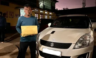 manipur  brown sugar worth rs 1 crore seized in bishnupur  one arrested