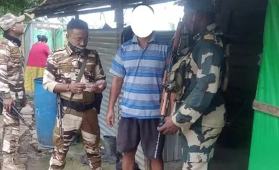 manipur  man arrested for spreading false information about firing