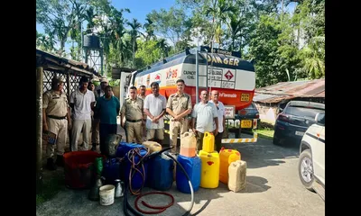 assam  repeat offender held as police bust fuel pilferage racket in digboi