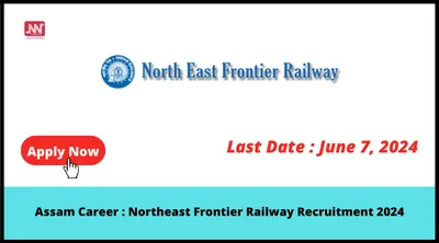 assam career   northeast frontier railway recruitment 2024