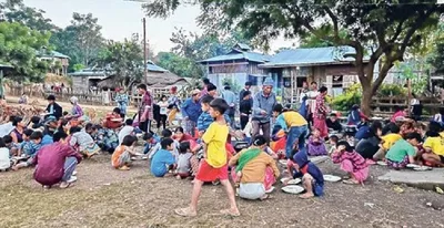 manipur  38 myanmar nationals deported  over 5000 still in camps