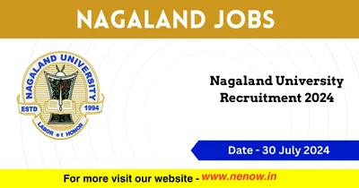 nagaland jobs   nagaland university recruitment 2024