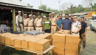 assam  over 10 000 bottles of phensedyl seized from truck disguised as biscuit shipment