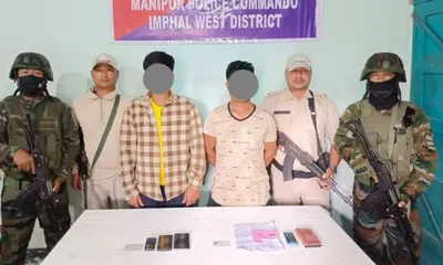 manipur  nine insurgents  including woman cadre  arrested in valley wide operations