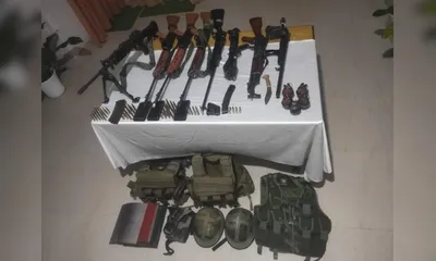 manipur  arms  amp  ammo uncovered in adjoining district