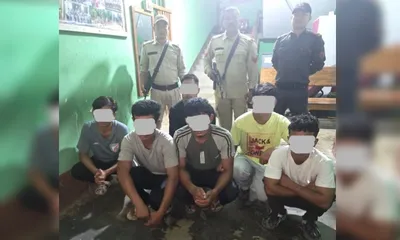 manipur  eight arambai tenggol volunteers arrested for assaulting police officer